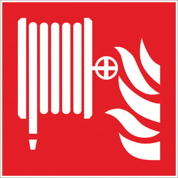 Panneau d'incendie 200 x 200 mm