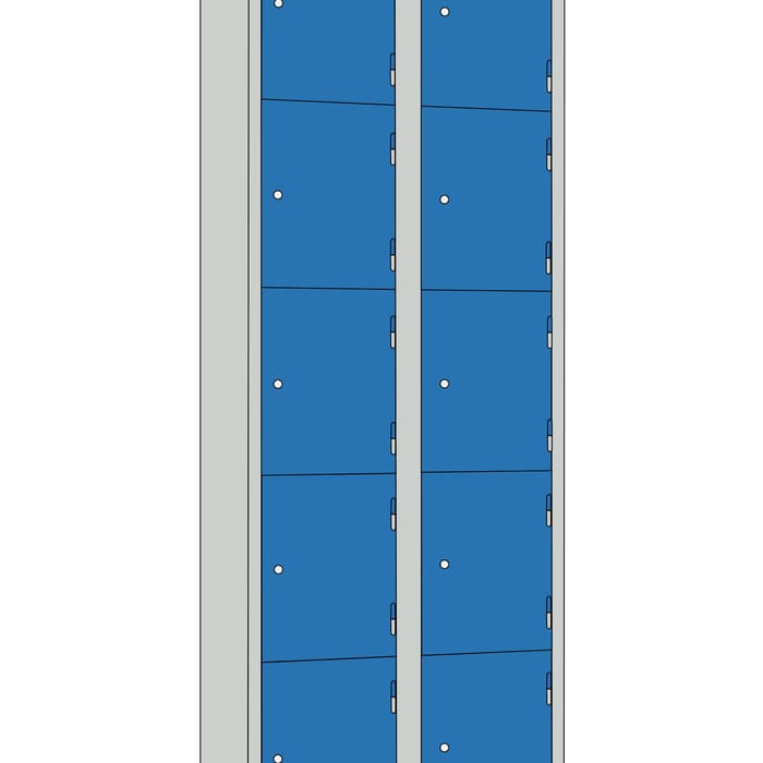Casier monobloc multicases