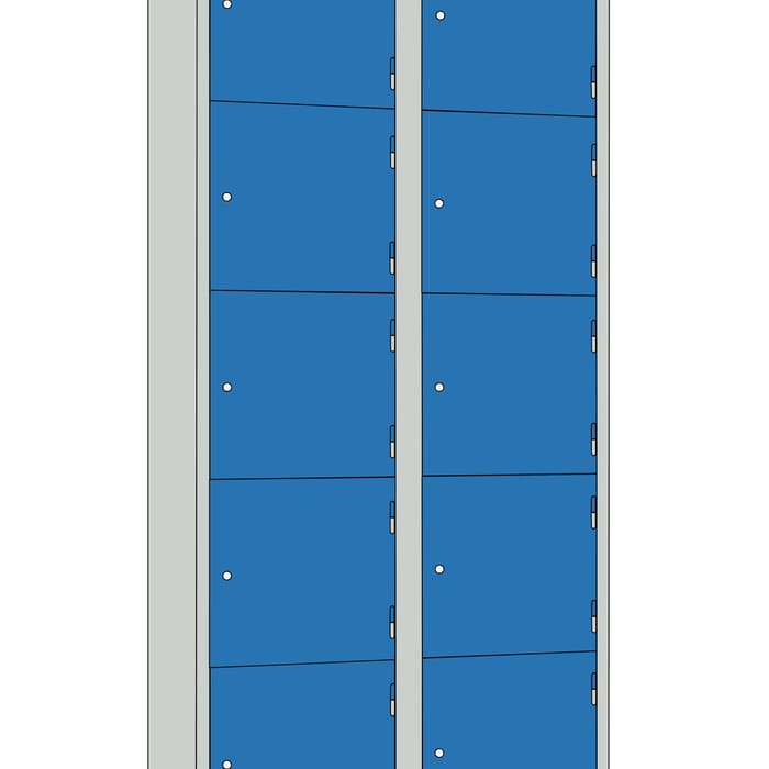 Casier monobloc multicases