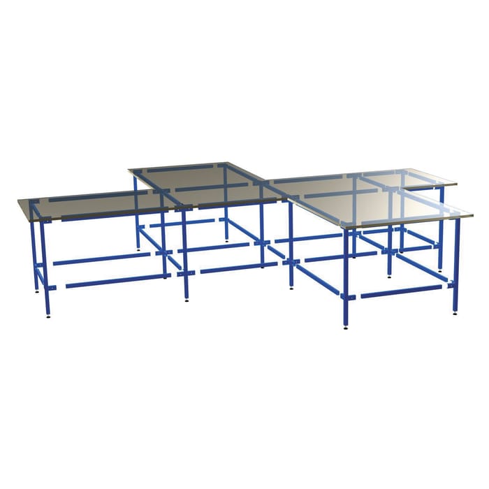 Table de travail modulable