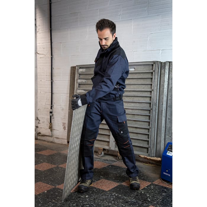 Pantalon bicolore multipoches